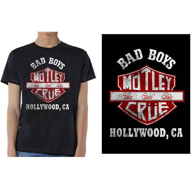 Motley Crue - Bad Boys Shield [T-Shirt]