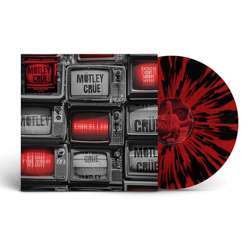 Motley Crue - Cancelled [Red/Black Splatter 12" EP] [45 RPM] [Vinyl]