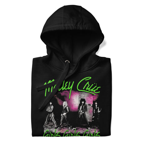 Motley Crue Green Girls Classic Hoodie