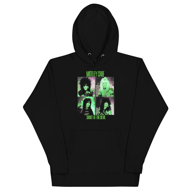 Motley Crue Green Shout Classic Hoodie