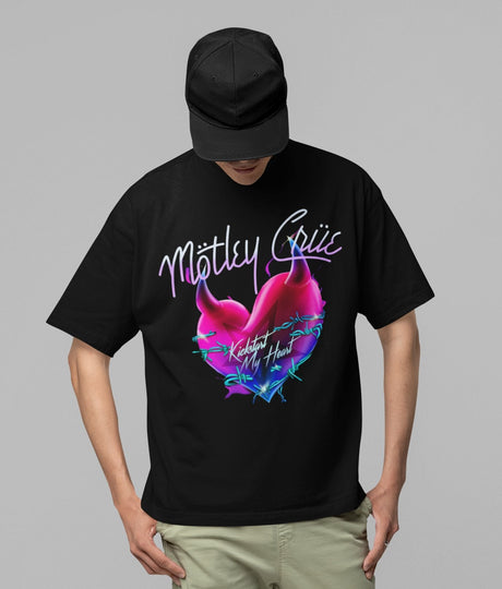 Motley Crue Kickstart Jumbo Print T-shirt