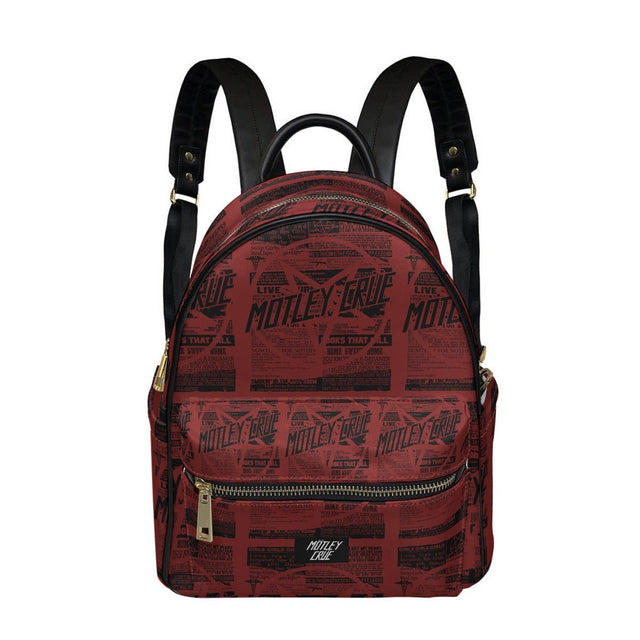 Motley Crue Mini Backpack- Vegan Leather