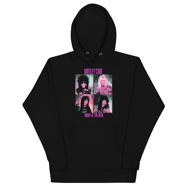 Motley Crue Pink Shout Classic Hoodie