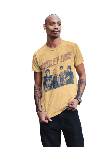 Motley Crue - Retro Boomin Jumbo Print T-Shirt