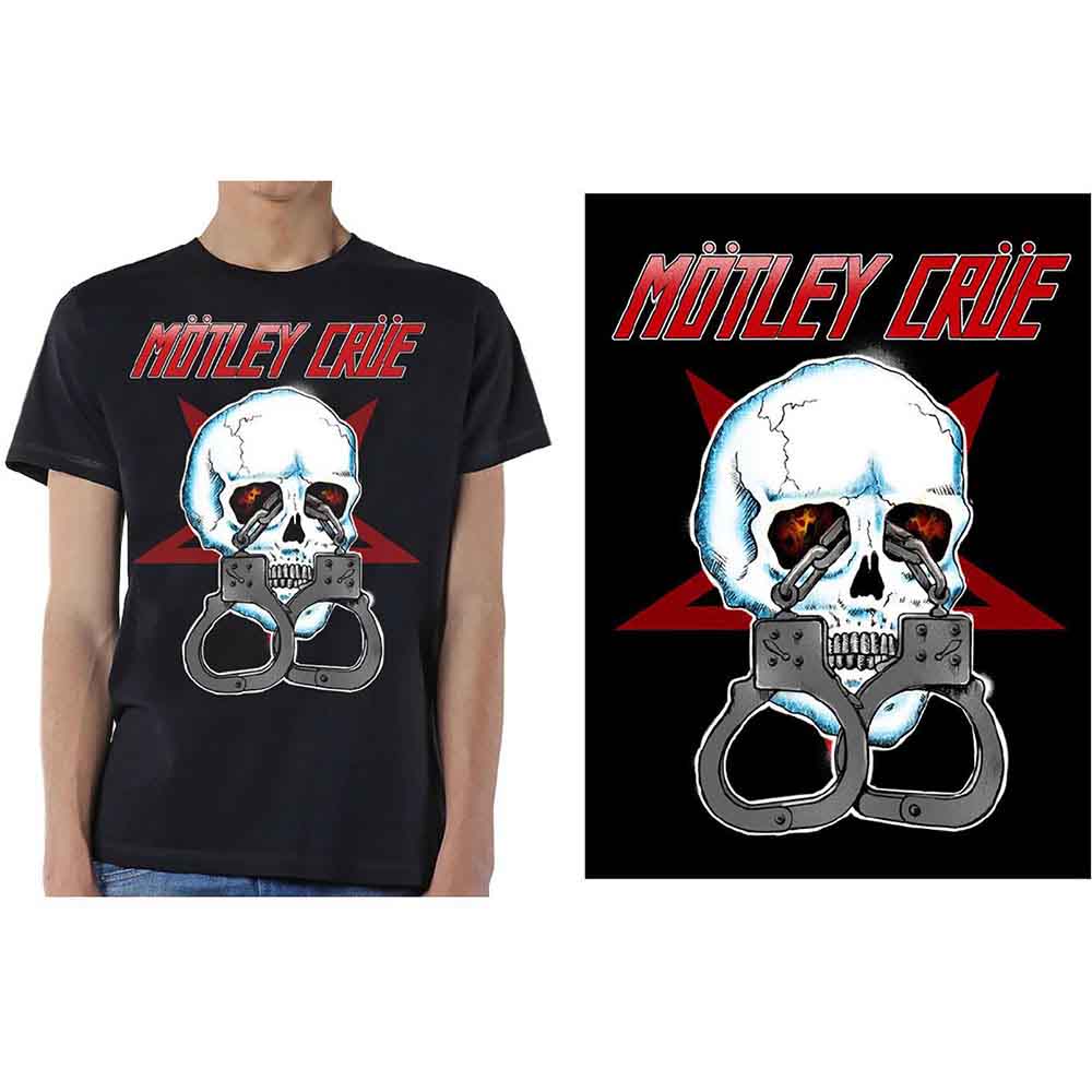 Camiseta de Motley Crue con puños de calavera 2