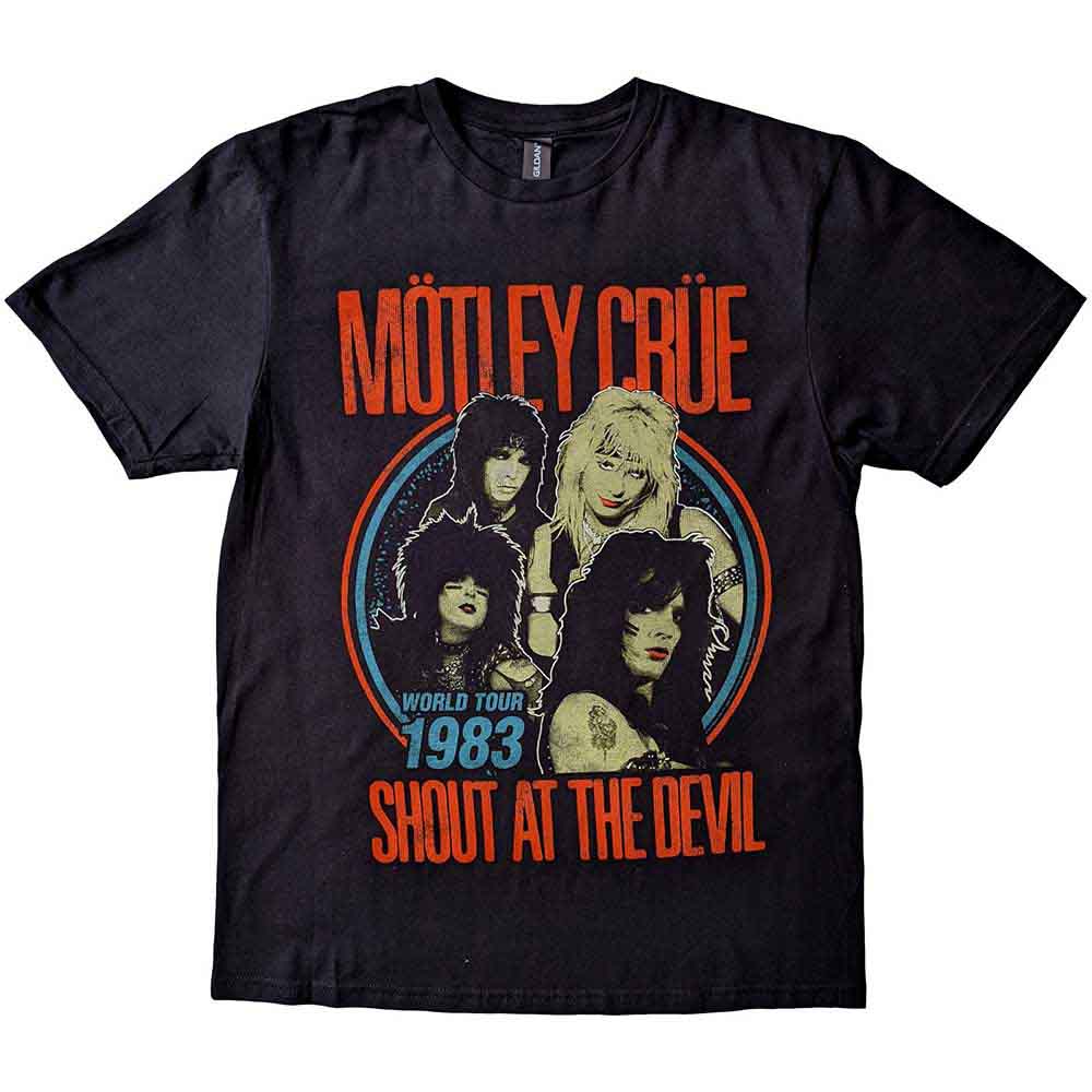 Motley Crue Vintage World Tour Devil [T-Shirt]