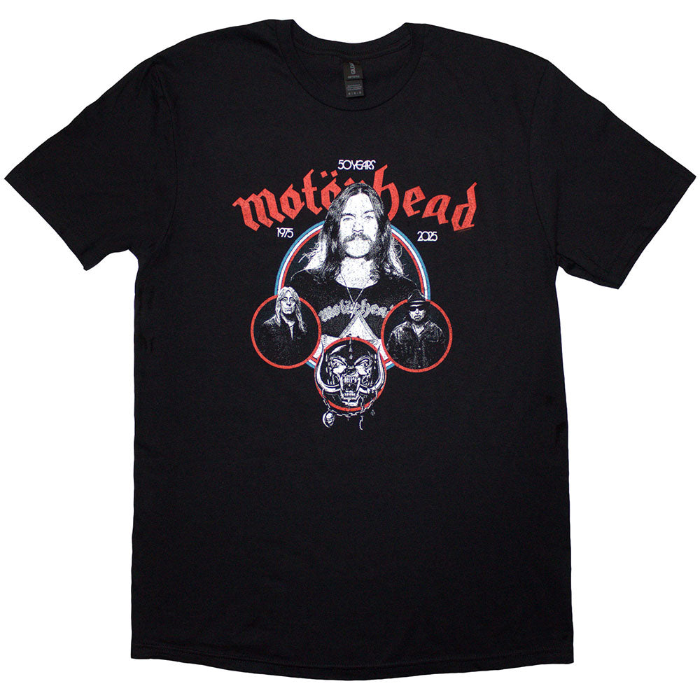 Motörhead 50 Years Band Circles [T-Shirt]