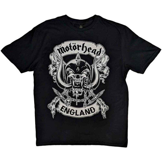 Motörhead Crossed Swords England Crest T-Shirt