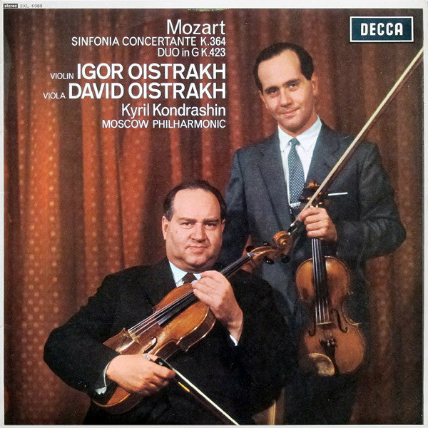 Sinfonia Concertante K.364, Duo In G K.423 [Vinyl]