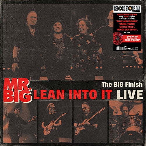 Mr. Big - The Big Finish - Lean Into It Live (RSD) (Vinilo exclusivo de RSD, color, negro, rojo, salpicado) [Vinilo]