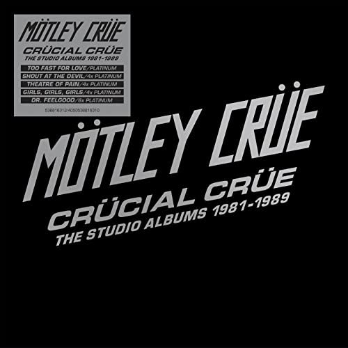 Mötley Crüe - Crücial Crüe - The Studio Albums 1981-1989 (Limited Edition CD Box) [CD]