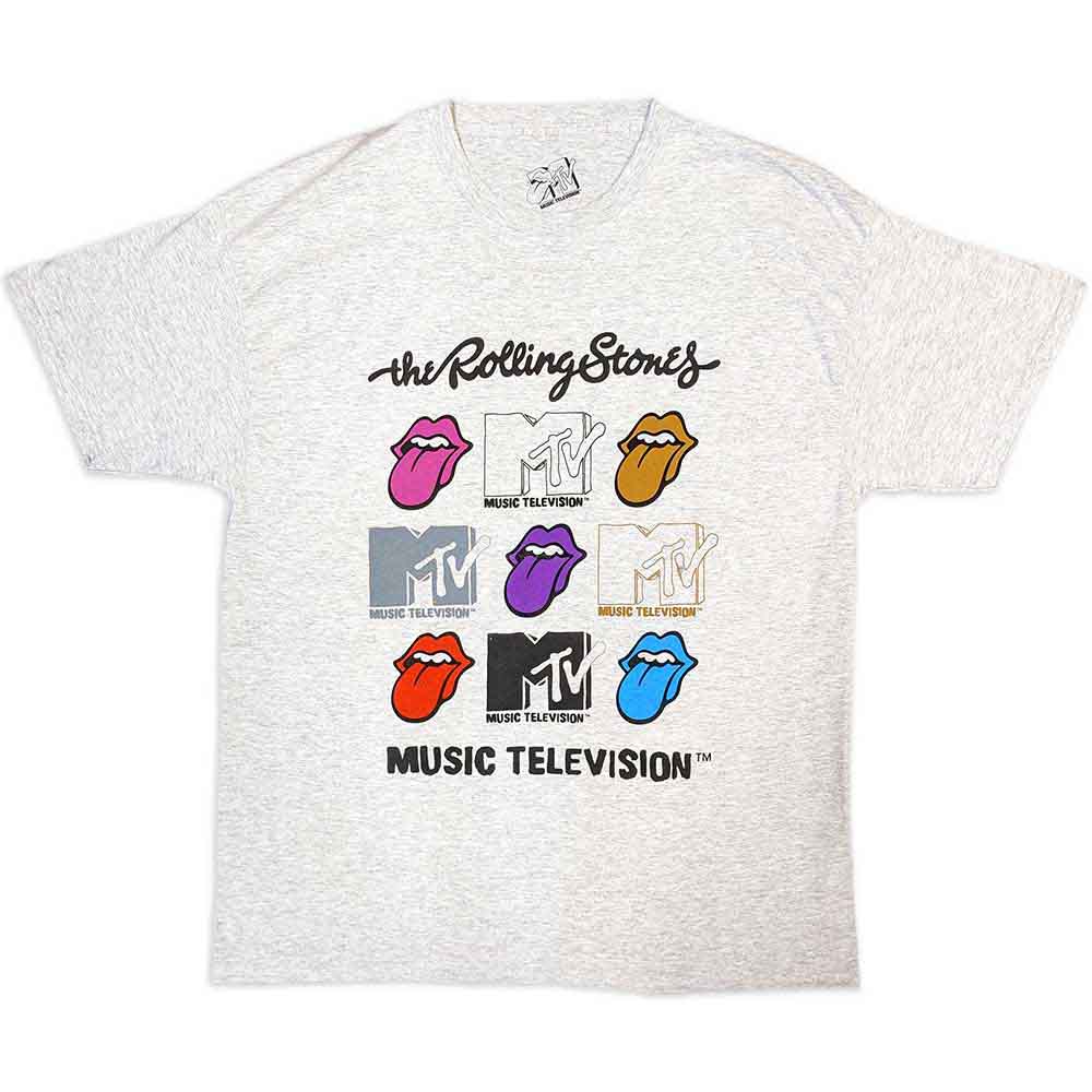 MTV - Camiseta con el logotipo de los Rolling Stones