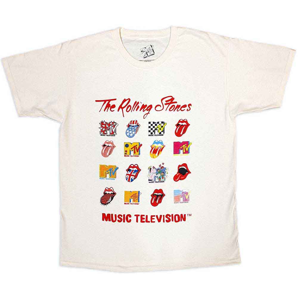 MTV - Camiseta con el logo de los Rolling Stones