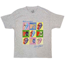 MTV - Camiseta con los Rolling Stones y los cuadros de Warhol