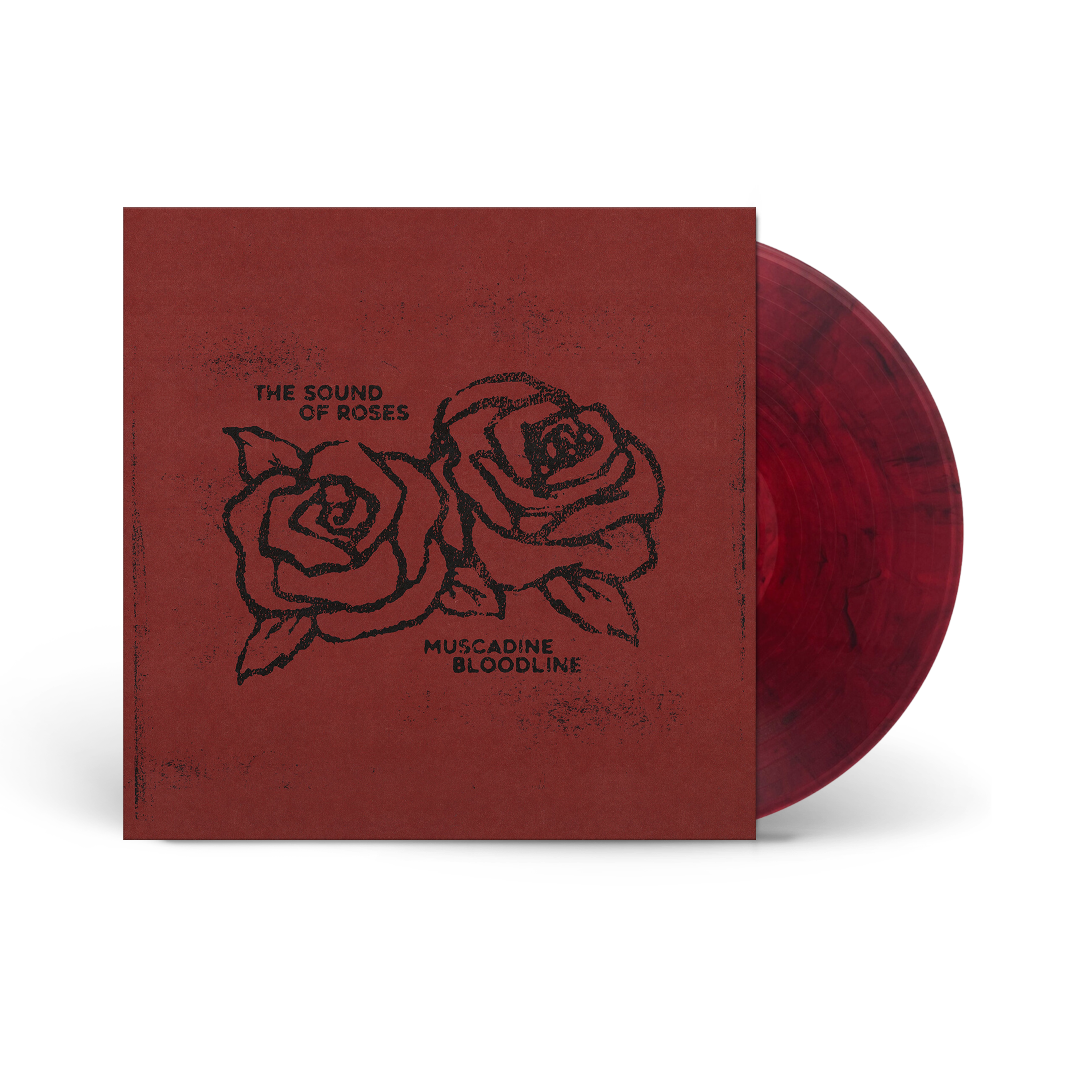 Muscadine Bloodline - The Sound Of Roses [Translucent Red With Black Swirls] [Vinyl]