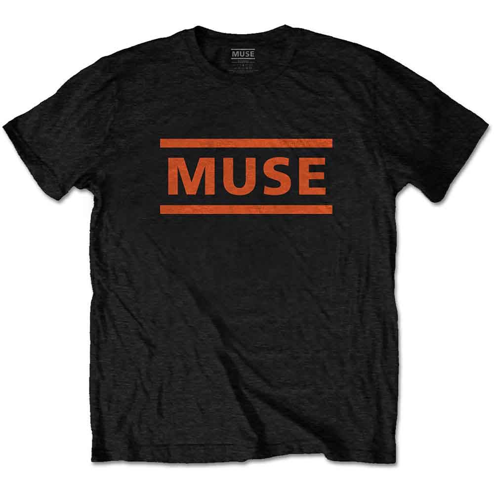 Camiseta con el logotipo de Muse en color naranja