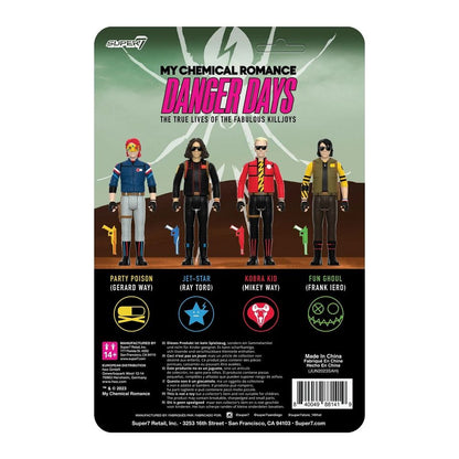 Super7 - My Chemical Romance - ReAction Wv1 (Danger Days - Unmasked) - Jet Star (Unmasked) (Collectible, Figure, Action Figure) [Action Figure]