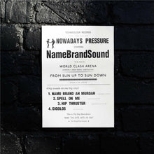 Name Brand Sound - Nowadays Pressure - 12" [Vinyl] - Paladin Vinyl
