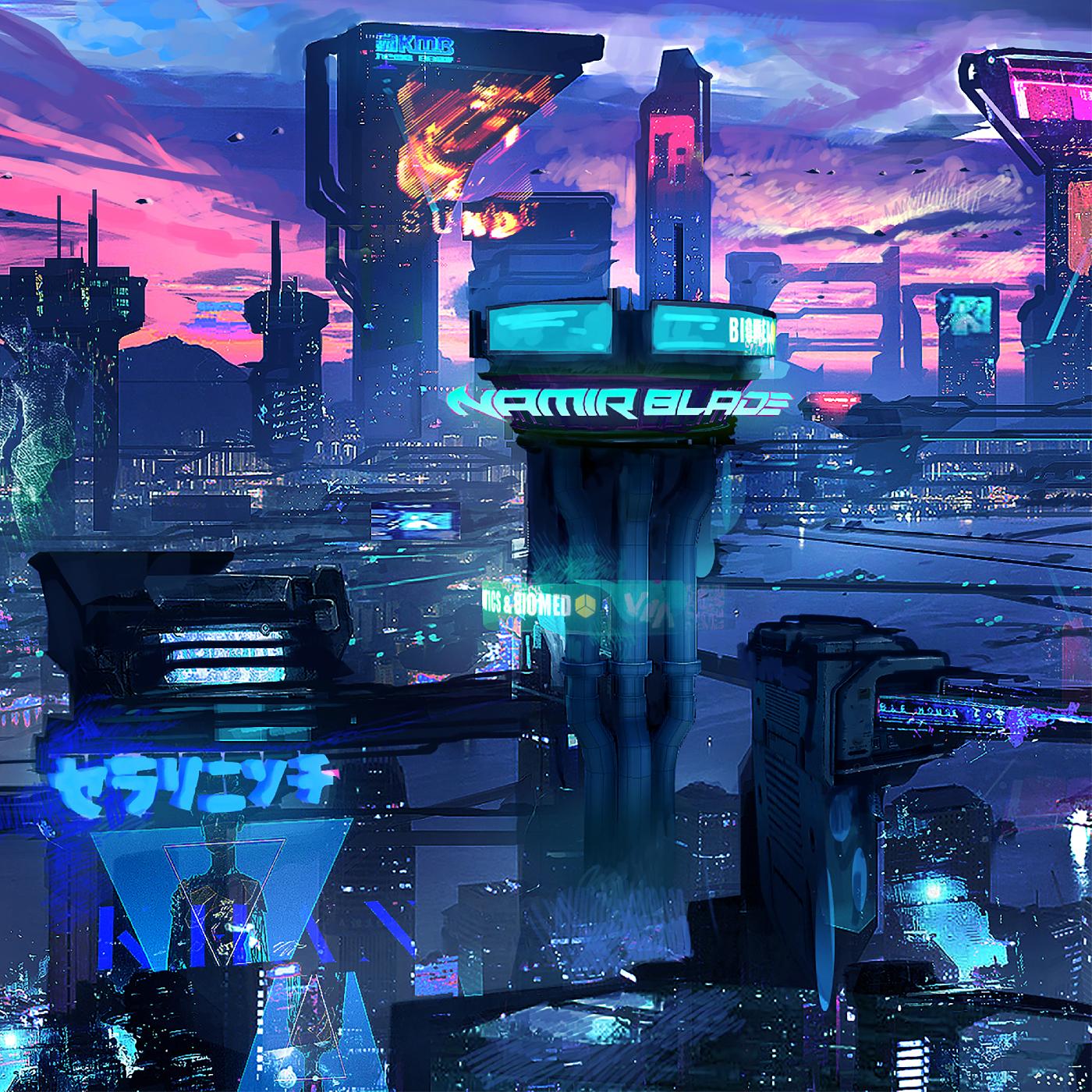 Namir Blade - Metropolis (PURPLE & PINK SWIRL VINYL) [Vinyl] - Paladin Vinyl