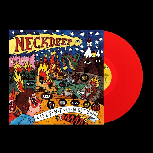 Neck Deep - La vida no está para atraparte [Contenido explícito] (Vinilo de color, rojo sangre) [Vinilo]