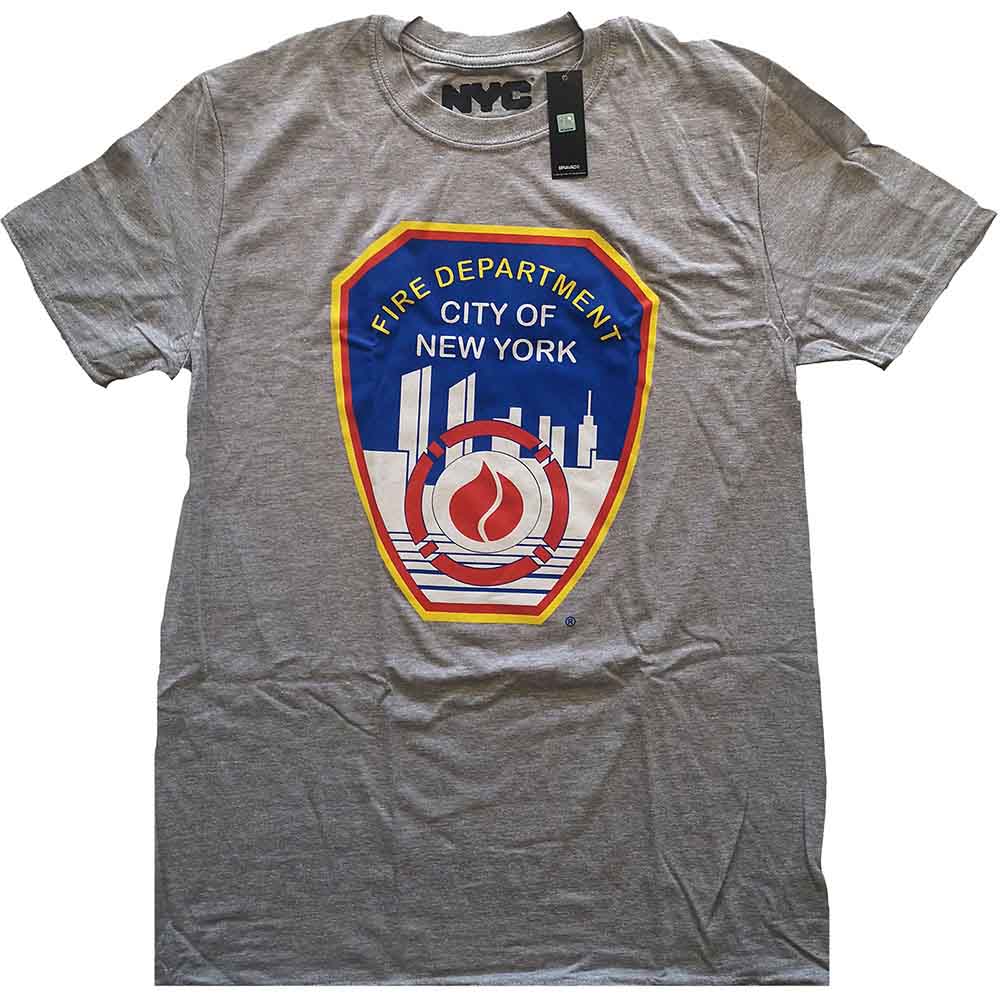 Camiseta con insignia del Departamento de Bomberos de la ciudad de Nueva York