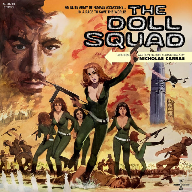 Nicholas Carras - Banda sonora original de la película The Doll Squad (VINILO VERDE TRANSPARENTE) [Vinilo]