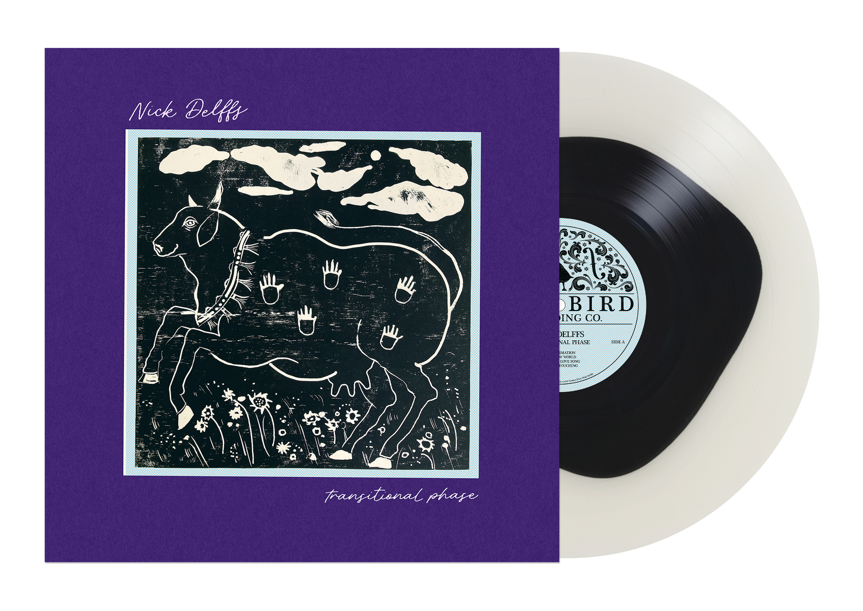Nick Delffs - Transitional Phase (Exclusiva de Indie, vinilo en blanco y negro "Holy Cow") [Vinilo]