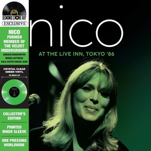 Nico At the Live Inn, Tokyo '86 (RSD) (RSD Exclusive, Colored Vinyl, Clear Vinyl, Green) [Vinyl]