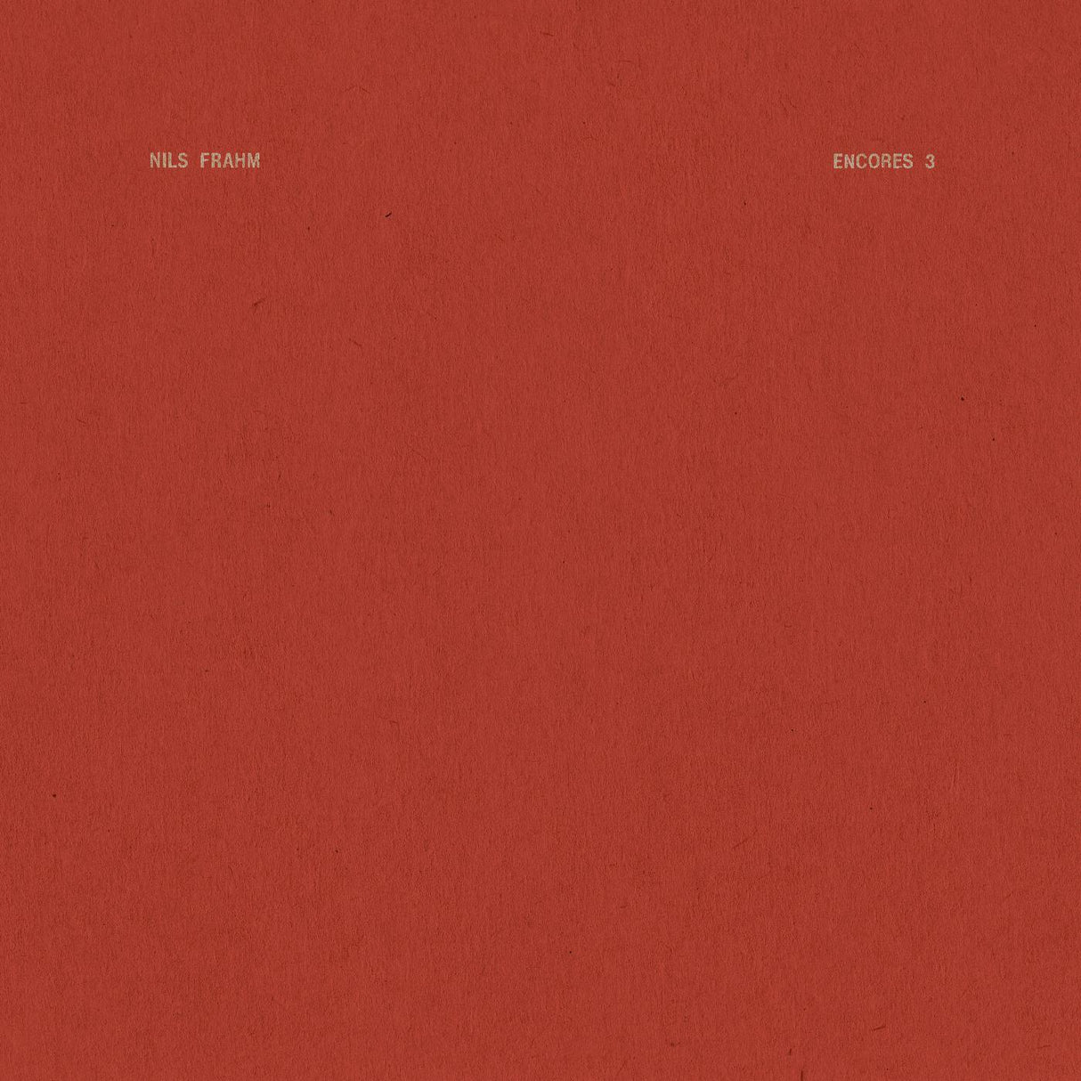 Nils Frahm - Encores 3 [Vinyl]