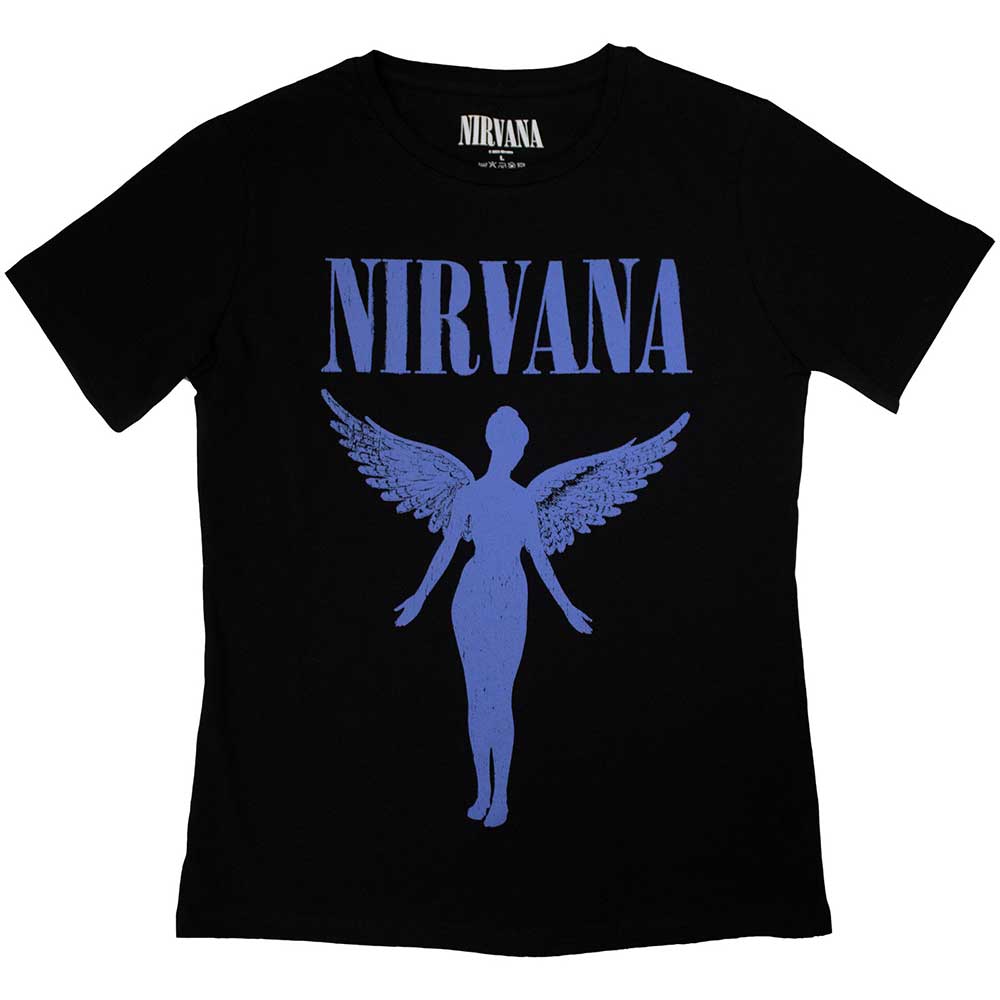 Nirvana - Angelic Blue Mono [Camiseta de manga corta]