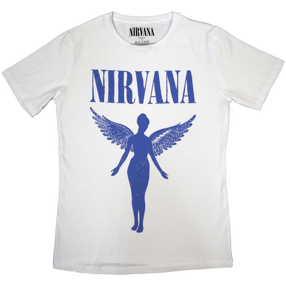 Nirvana - Angelic Blue Mono [Camiseta de manga corta]