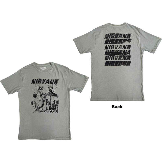 Nirvana - Incesticide Stacked Logo [T-Shirt]