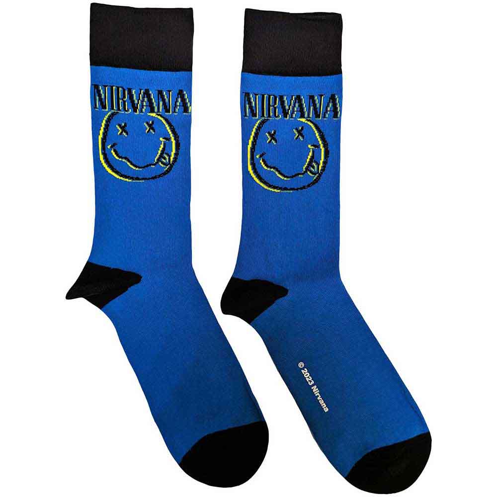 Nirvana - Inverse Happy Face [Socks]