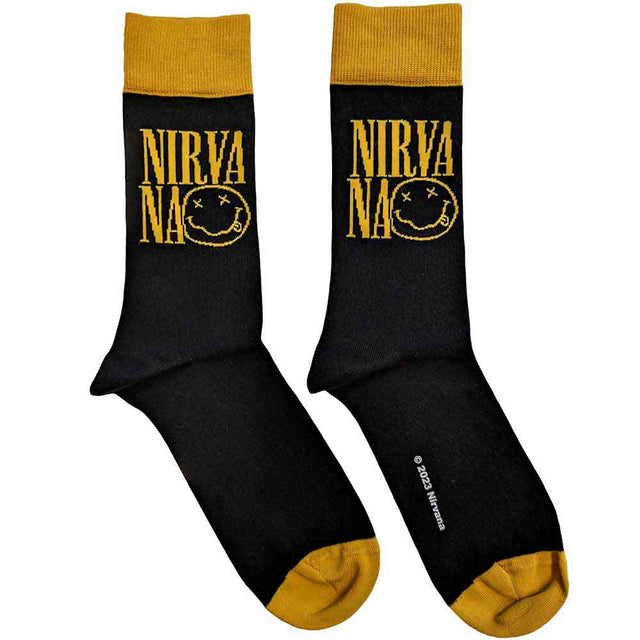 Nirvana - Logo Stacked [Socks]