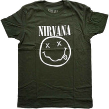 Nirvana White Happy Face [T-Shirt]