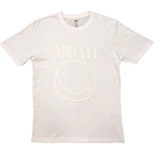 Nirvana White Happy Face [T-Shirt]