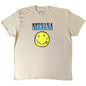 Nirvana - Camiseta con cara feliz de Xerox