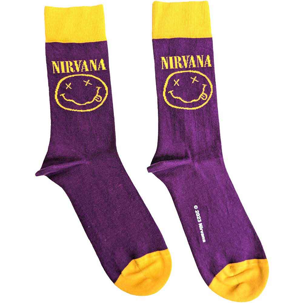 Nirvana - Yellow Happy Face [Socks]