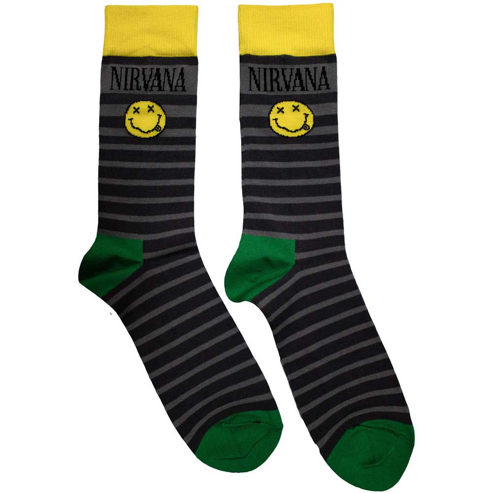 Yellow Smiley Pattern [Socks]