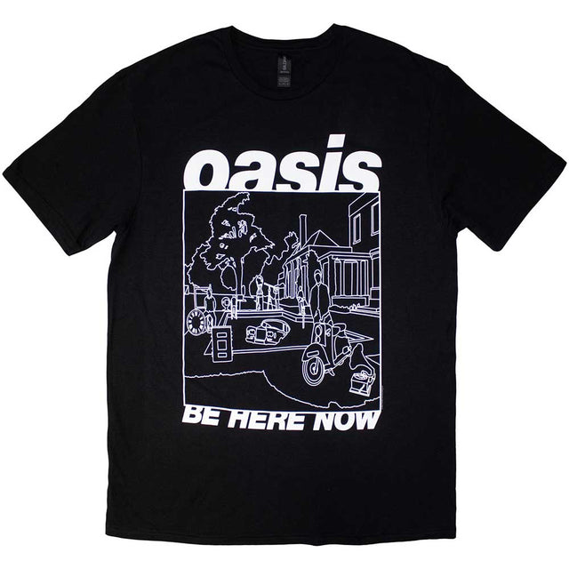 Oasis - Be Here Now Line Drawing [T-Shirt]