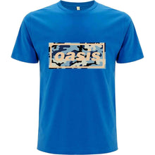Oasis - Camiseta con el logotipo de camuflaje