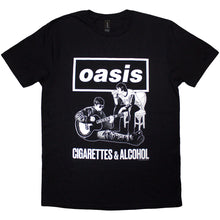 Oasis Cigarettes & Alcohol Illustration Mono [T-Shirt]