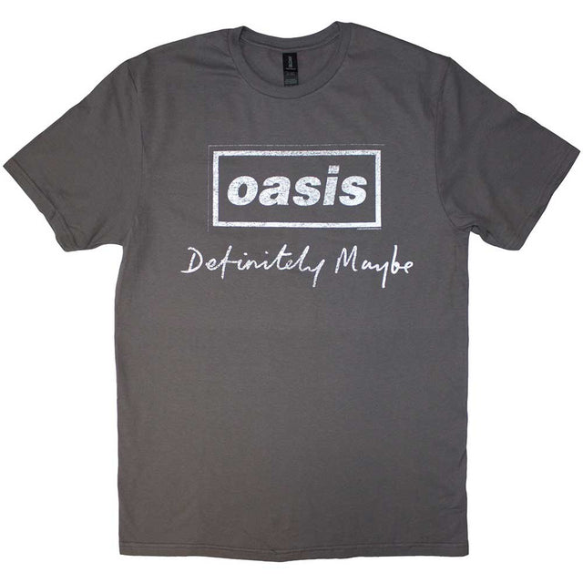 Oasis - Definitely Maybe Distressed Text Logo [T-Shirt]