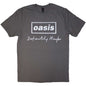Oasis Definitely Maybe Distressed Text Logo [T-Shirt]