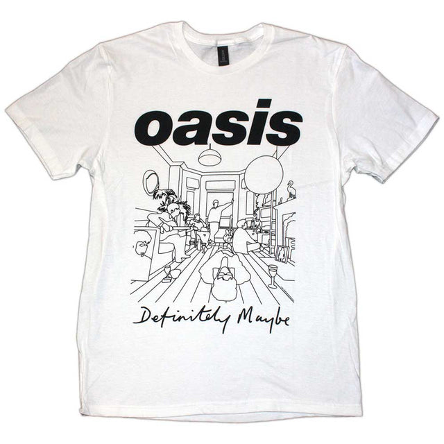 Oasis - Definitely Maybe Line Drawing [T-Shirt]