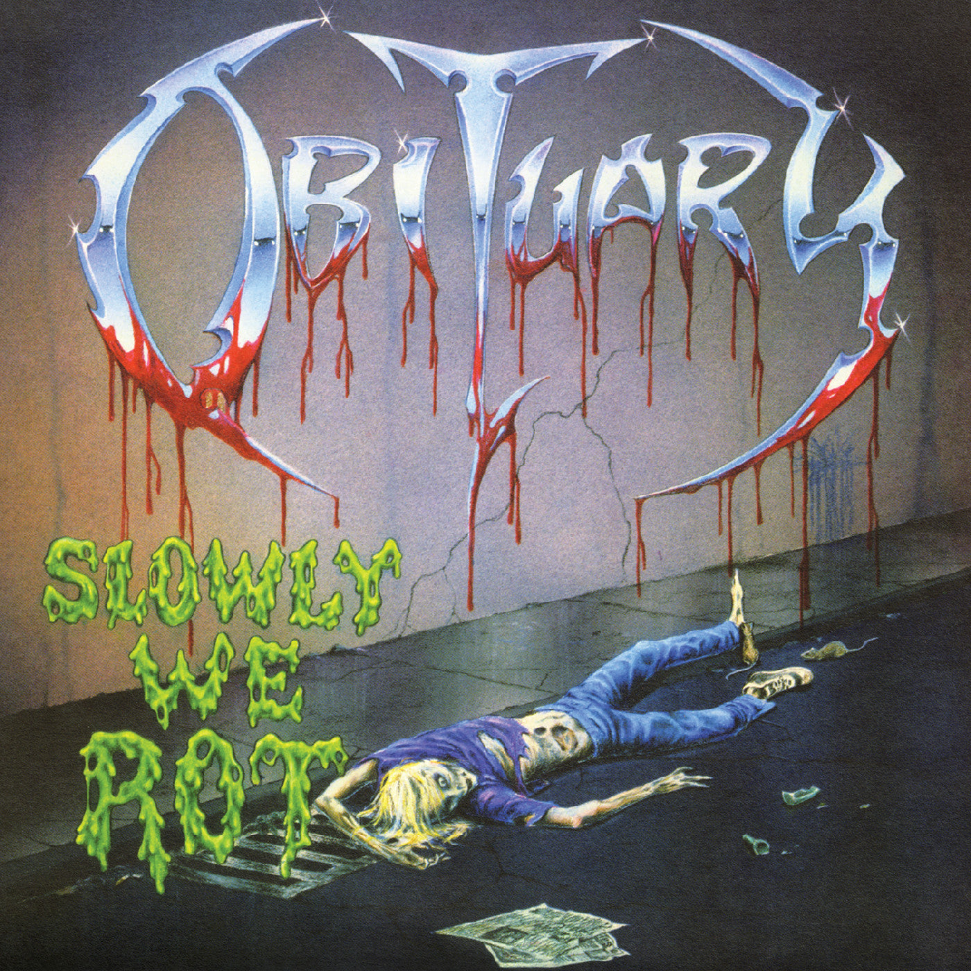 Slowly We Rot (Remastered Expanded) (Corpse Blue With Blood Splatter Vinyl) [Vinyl]