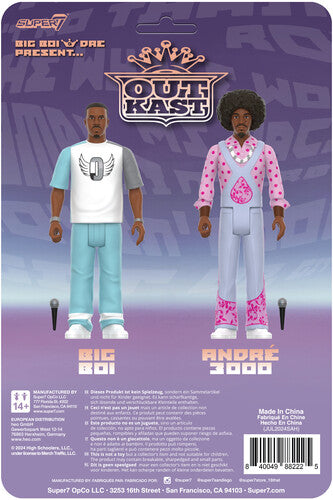 Super7 - OutKast - ReAction Figures Wv3 - OutKast (Big Boi & Dre Present) (Collectible, Action Figure) [Action Figure]