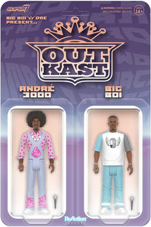 Super7 - OutKast - ReAction Figures Wv3 - OutKast (Big Boi & Dre Present) (Collectible, Action Figure) [Action Figure]