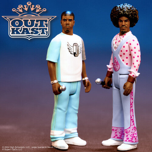 Super7 - OutKast - ReAction Figures Wv3 - OutKast (Big Boi & Dre Present) (Collectible, Action Figure) [Action Figure]