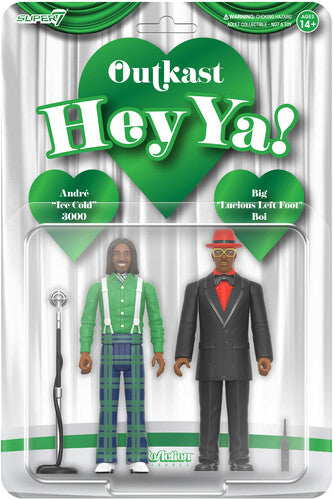 Super7 - OutKast - ReAction Figures Wv4 - Hey Ya! 2-Pack (Action Figure, Collectible) [Action Figure]